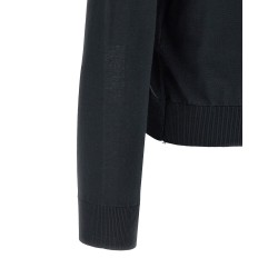 Cotton and silk sweater