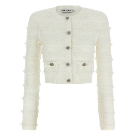 'Pointelle Diamante' cardigan