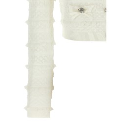 'Pointelle Diamante' cardigan