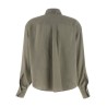Sequin collar shirt
