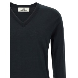 Cotton and silk sweater