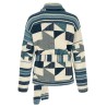 Patchwork cardigan