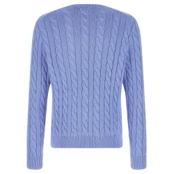 Cotton braided sweater