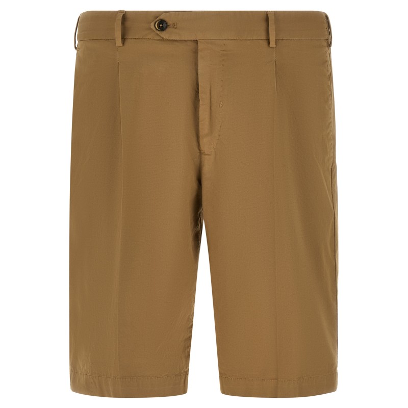 Stretch cotton bermuda shorts