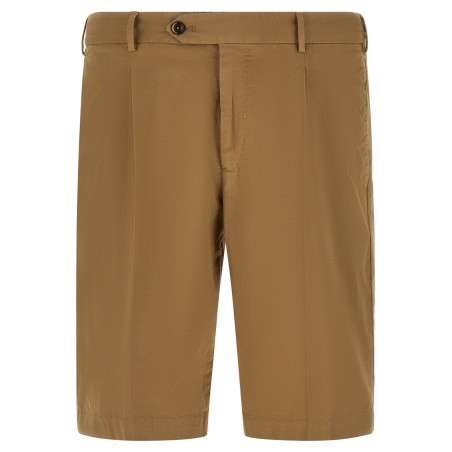 Stretch cotton bermuda shorts