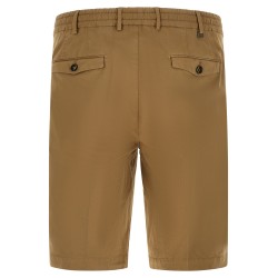 Stretch cotton bermuda shorts