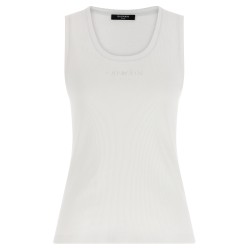 Logo embroidery tank top