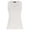 Logo embroidery tank top