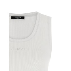 Logo embroidery tank top