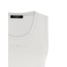 Logo embroidery tank top