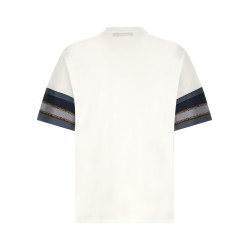 'Cargo' silk insert t-shirt