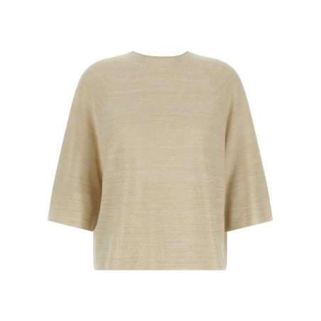 Lamé thread sweater
