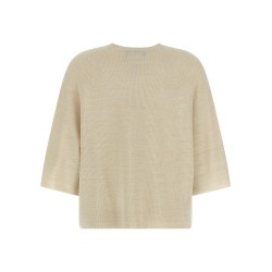 Lamé thread sweater