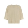 Lamé thread sweater