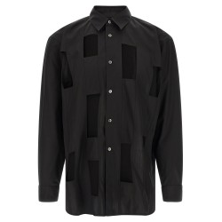 Geometric cut-out shirt