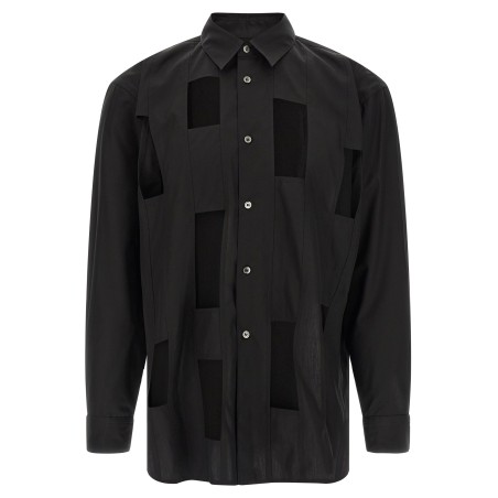 Geometric cut-out shirt