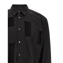 Geometric cut-out shirt