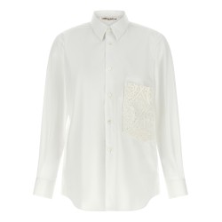 Crochet pocket shirt