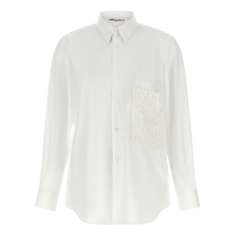 Crochet pocket shirt