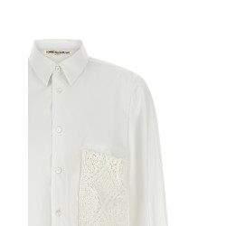 Crochet pocket shirt