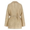 'Dazzling Net Embroidery' organza blazer