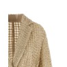 'Dazzling Net Embroidery' organza blazer