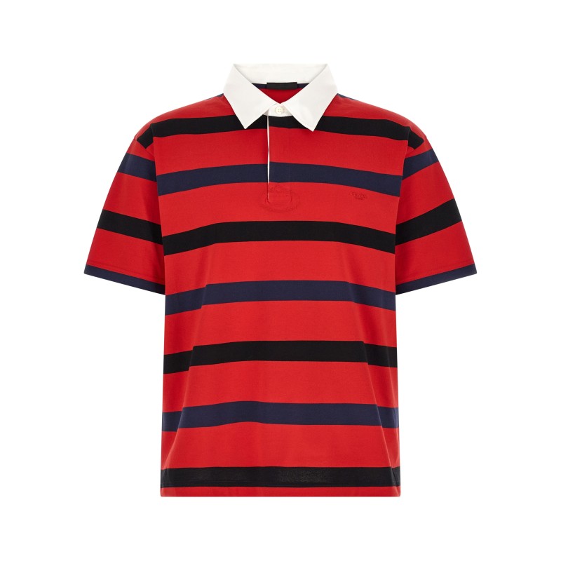 Striped polo shirt