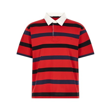 Striped polo shirt