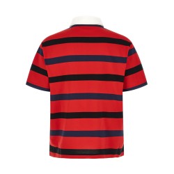 Striped polo shirt