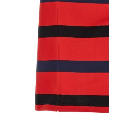 Striped polo shirt