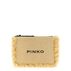 Raffia clutch