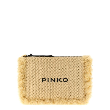 Raffia clutch