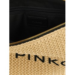 Raffia clutch