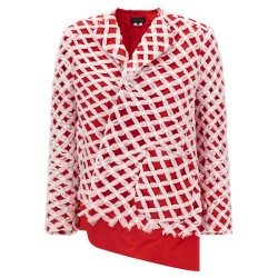 Tulle weave blazer