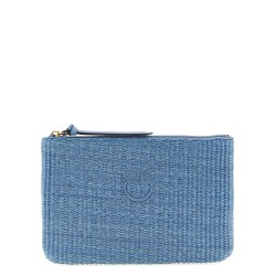 Raffia clutch