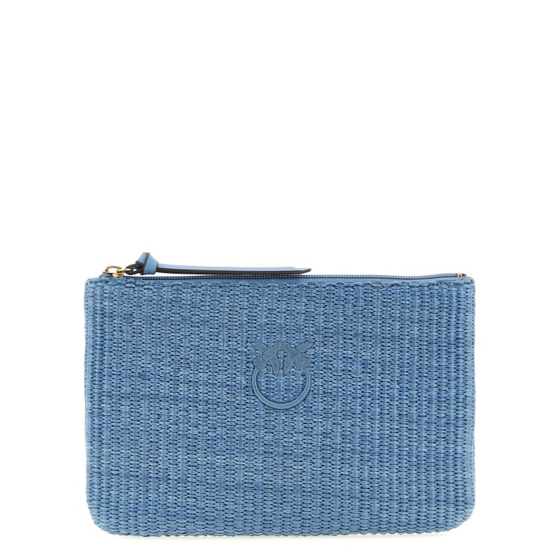 Raffia clutch
