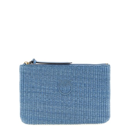 Raffia clutch