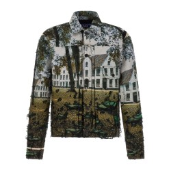 Jacquard square jacket