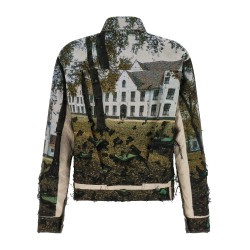 Jacquard square jacket