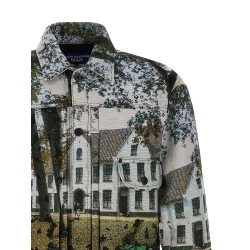 Jacquard square jacket