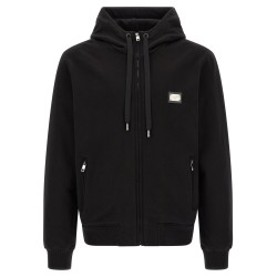 Logo plaque hoodie