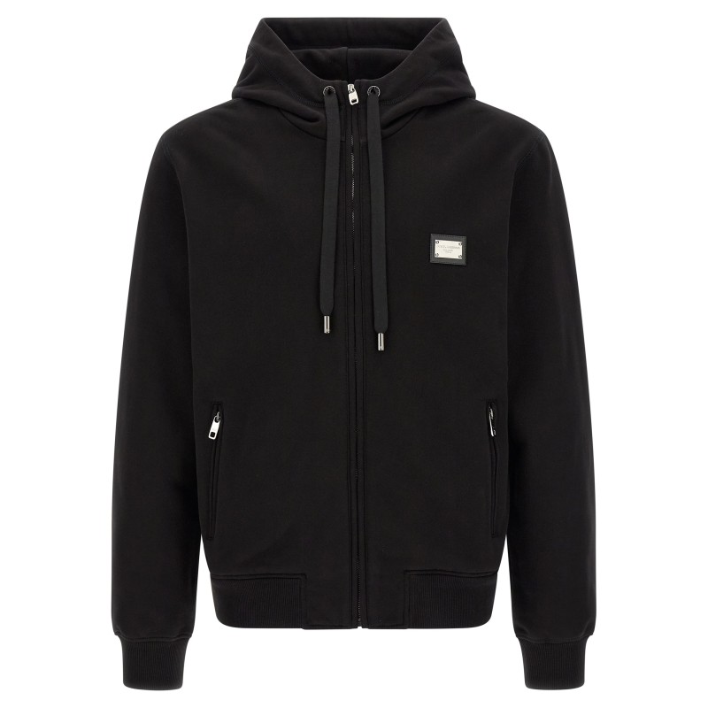 Logo plaque hoodie