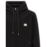 Logo plaque hoodie