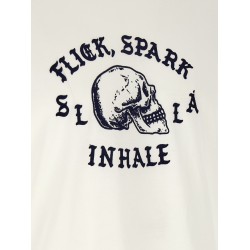 'Flick, Spark, Inhale Ringer' T-shirt