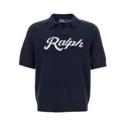 Intarsia logo sweater
