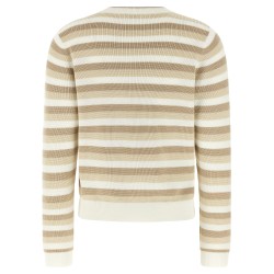 Striped cotton sweater