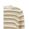 Striped cotton sweater