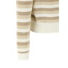 Striped cotton sweater