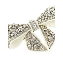 'Crystal Embellished Bow' hair clip