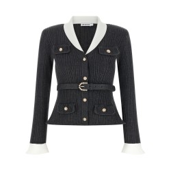 Ribbed cardigan